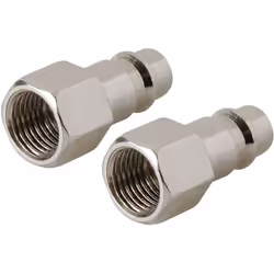 2 embouts air comprimé pour raccord pneumatique EURO filetage femelle 1/4 BSP