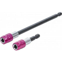 Bgs Technic - Lot de 2 porte embouts automatiques 6 pans 1/4 court et long