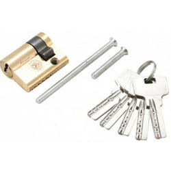 Bgs Technic - Barillet cylindre de serrure porte de garage 30 + 10 mm avec 5 cles