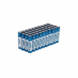 40 Piles alcalines 1,5 V de première qualité délivrant une énergie fiable. Convenant à une multitude d'appareils domestiques  ...