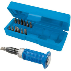Silverline - Tournevis a frapper 1/2 avec 13 embouts plats cruciformes et hexagonaux