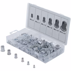 Description générale L'insert fileté est un système de fixation essentiel pour créer un filetage dans des matériaux qui, en r ...