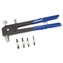Pince pour la pose d'inserts filetes ecrous a sertir de 4, 5, 6, et 8 mm