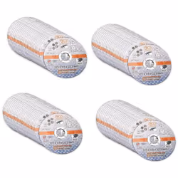 Lot de 100 disques à tronçonner très fins pour couper les aciers inoxydables et tous les autres aciers avec le minimum d'éner ...