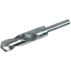 Mèche à queue réduite à 12,5 mm adaptable aux mandrins standards de 13 mm. Foret en acier rapide HSS. Revêtement poli résista ...