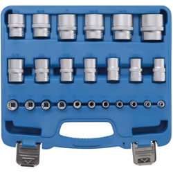 Douilles 6 pans dimensions en pouces (inch). Indispensables pour travailler sur les véhicules américains ou anglais. Fabricat ...