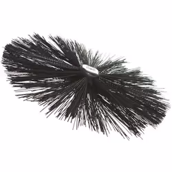 Brosse à suie de 400 mm de diamètre. Poils durs en nylon. S'adapte sur les cannes de curage Silverline (nos réf. : 0013 et 00 ...