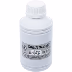 Bidon de 850 g de sable pour décapage - grain de 60 Sable abrasif corindon pour pistolet de sablage. Utilisé en carrosserie e ...