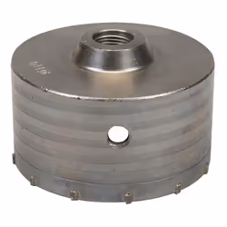 Trépan Ø 110 mm avec tranchant en carbure de tungstène pour forer béton, briques et béton cellulaire. S'utilise avec un arbre ...