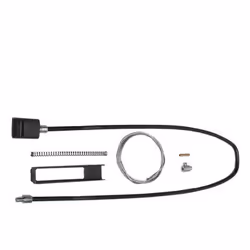 Kit de rechange pour la plupart des pinces à colliers - câble Bowden. 1 gaine de câble et embout de gaine, 1 câble, 1 serre-c ...