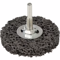 Roue abrasive multi-matériaux Ø 75 mm, à monter sur perceuse. Pour le nettoyage et la finition des métaux, pour le ponçage de ...