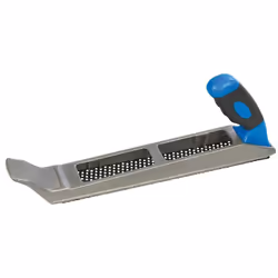 Rabot-lime compact en métal. Pour tous types de bois mais aussi pour aluminium, cuivre, plastiques et stratifiés. Corps en fo ...
