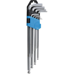 Bgs Technic - Jeu 9 cles tete boule males allen 6 pans cotes imperiale us harley americaine