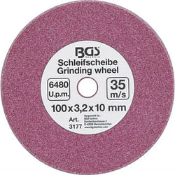 Bgs Technic - Meule de 100 x 10 x 3.2 mm pour affuteuse de chaine tronconneuse
