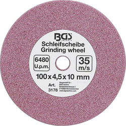 Bgs Technic - Meule de 100 x 10 x 4.5 mm pour affuteuse de chaine tronconneuse