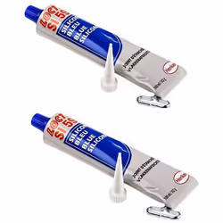 Lot économique de 2 tubes de pâte à joint de 100 ml pour remplacer les joints découpés sur carters, couvercles, collecteurs,  ...