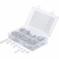 Assortiment 246 ressorts de compression. Coffret contenant : 40 ressorts de pression 5,5 x 17,5 mm 20 ressorts de pression 5, ...