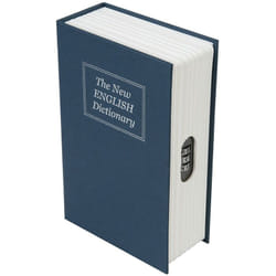 Silverline - Petit coffre fort tres discret cachette trompe l'oeil format livre