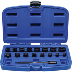 Centreur universel d'embrayage de qualité professionnelle BGS Technic - 17 pièces. Coffret comprenant 16 adaptateurs et 1 bro ...