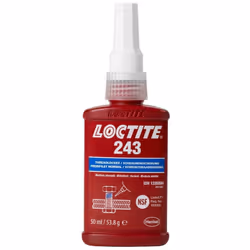 LOCTITE 243 - 24 ml Blocage universel et amovible. Scelle et sécurise les écrous, vis, boulons et goujons, afin de prévenir l ...