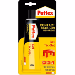 Colle gel 125 g puissante et professionnelle PATTEX. Colle les matériaux tels le caoutchouc, le feutre, le cuir, les stratifi ...