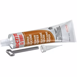 Produit d'étanchéité silicone - excellentes propriétés adhésives - 100 ml Idéal sur cuivre et pour les applications présentan ...