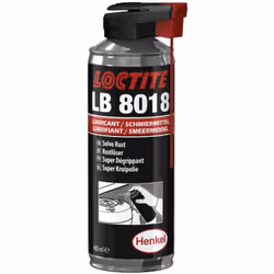 Dégrippant lubrifiant 400 ml super puissant LOCTITE LB 8018 Dégrippe les écrous, raccords vissés et pièces métalliques rouill ...