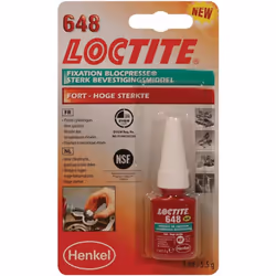 LOCTITE 648 est un produit de fixation haute résistance, de faible viscosité, généralement employé pour fixer les engrenages  ...
