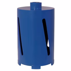 Trépan diamanté de Ø 91 mm, hauteur de 150 mm, filetage femelle 1/2 BSP pour un usage intensif. Scie trépan diamantée haute p ...