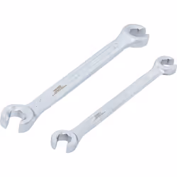 Lot de 2 clés à tuyauter 10 x 11 mm + 12 x 13 mm idéales pour les raccords de conduites de frein ou toute autre conduite. Ces ...