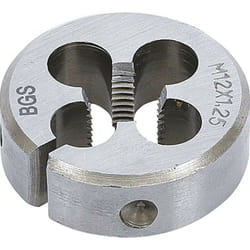Bgs Technic - Filiere m12 x 1.25 x 38 metrique pas standard de 12 x 125 cage de 38.1 mm