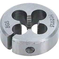 Bgs Technic - Filiere m12 x 1.50 x 38 metrique pas standard de 12 x 150 cage de 38.1 mm