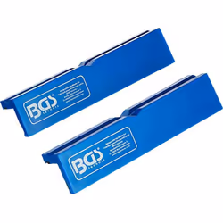 Kit de 2 Mordaches de protection des mors pour étaux de 125 mm. Cette protection tient parfaitement sur les étaux grâce à une ...