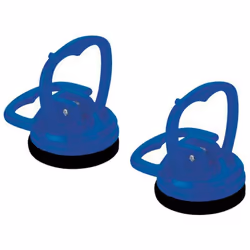 Lot de 2 mini ventouses Caoutchouc et ABS, diamètre de 55 mm - capacité de levage de 15 kg. Idéale pour le maniement d'articl ...