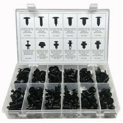 Coffret de 192 agrafes clips plastique de fixation garnitures de carrosserie