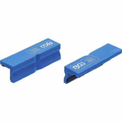 Kit de 2 mordaches de protection pour mors d'étaux de 100 mm. Cette protection tient parfaitement sur les étaux grâce à une b ...