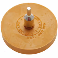 Disque en caoutchouc permettant d'enlever les adhésifs. En caoutchouc Compatibles avec les mandrins 5/16" UNF et de 6 mm, et  ...
