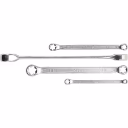 Ensemble de clés professionnelles de marque BGS Technic Torx plates à oeil de dimension différentes, en acier chrome-vanadium ...