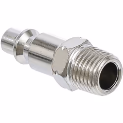 Embout pour coupleur automatique raccord air comprimé norme américaine MIL 2150B filetage mâle 1/4 gaz. Diamètre du bout de r ...