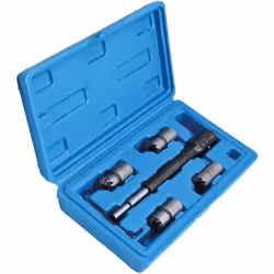 Coffret de nettoyage des sièges d' injecteur. Ensemble utilisé pour nettoyer les sièges d'injecteur lors du remplacement de c ...