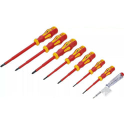 Bgs Technic - Jeu de 8 tournevis d'electricien isoles