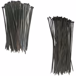 Rilsans de qualité en nylon très pratiques pour la fixation de câbles et accessoires. 100 Serre câbles attaches fils rilsan n ...