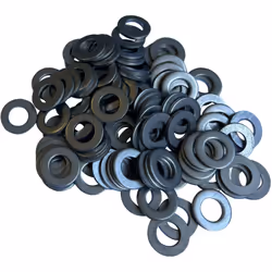 Lot de 100 rondelles plates de 8 mm en Inox A4 (Inox Aisi 316) conçu pour une utilisation en extérieur dans des milieux pollu ...