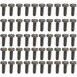 Lot de 50 vis à tête hexagonale 6 x 16 mm en Inox A4 (Inox Aisi 316) conçu pour une utilisation en extérieur dans des milieux ...