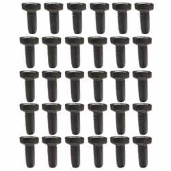 Lot de 30 vis à tête hexagonale 12 x 30 mm en Inox A4 (Inox Aisi 316) conçu pour une utilisation en extérieur dans des milieu ...
