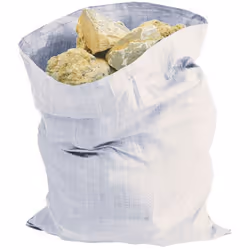 5 sacs à gravats - Usage intensif - Résistants à la perforation et à la déchirure. Pour le transport de terre, compost et déc ...