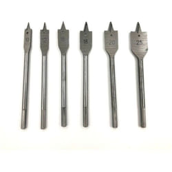 Jeu de 6 forets meches a bois - plates