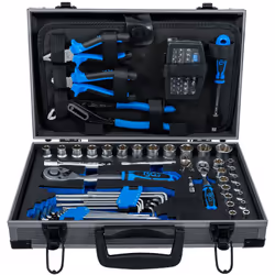Ensemble de 85 outils de base, idéal pour les mécaniciens ainsi que pour les artisans et les bricoleurs exigeants. Mallette r ...