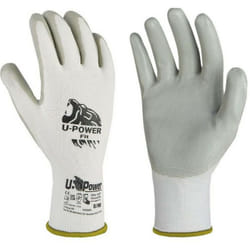 U-power - Paire de gants de travail t8 - enduit nitrile, leger et resistant