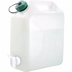 Jerrican alimentaire de 10 litres avec robinet EDA - Fabriqué en France. Bidon solide et pratique de 10 litres. Utile à la ma ...